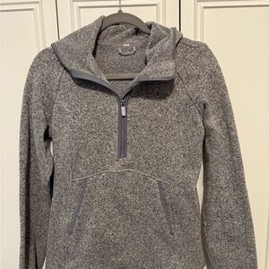 Blue/grey Knit  3/4 zip Lululemon pullover